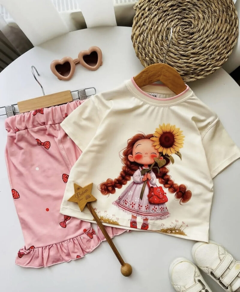 تیشرت شلوارک دخترانه