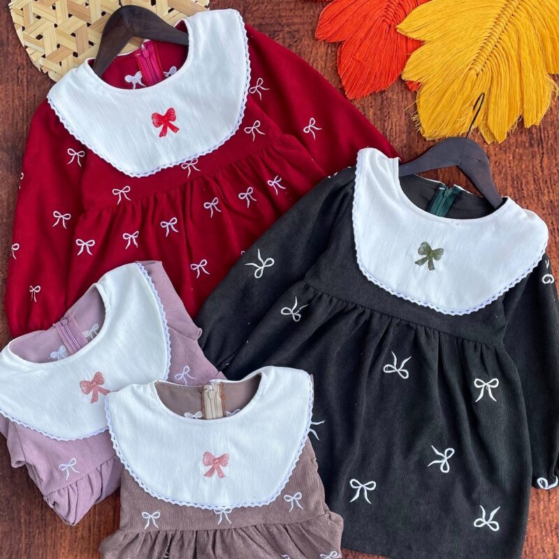 پیراهن مخمل کبریتی